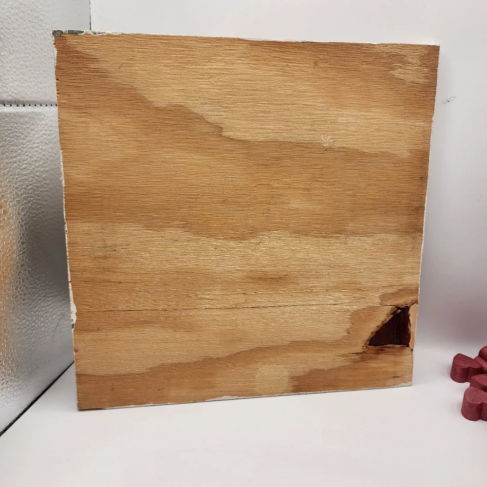 Handmade Wooden Checkers Board Game 9x9